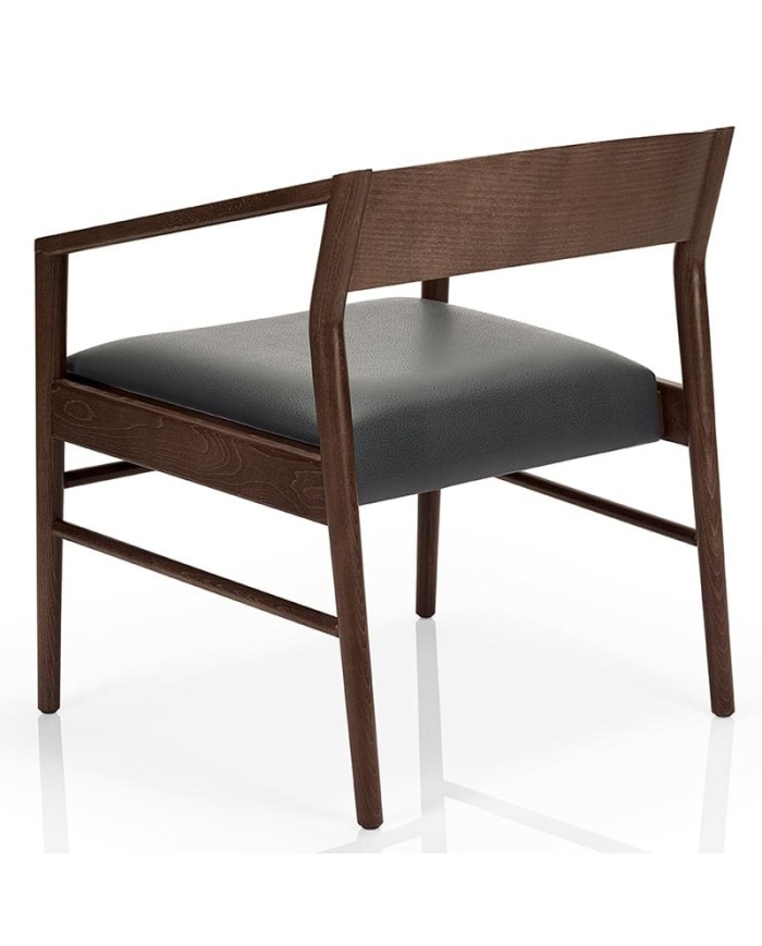 Butaca de madera y tapizado JMS Moreira ZH29