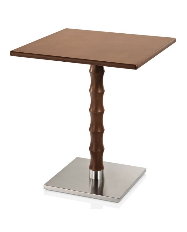 Base de mesa central de diseño elegante y estable, ideal para hostelería y espacios de interior.