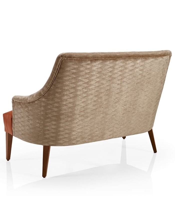 Sofá tapizado capitoné bicolor JMS Moreira ZH22