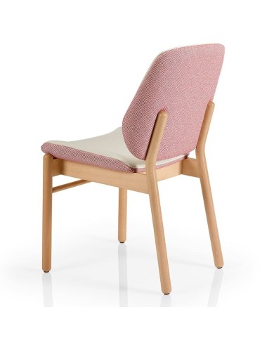Silla de madera y tapizado JMS Moreira ZH36
