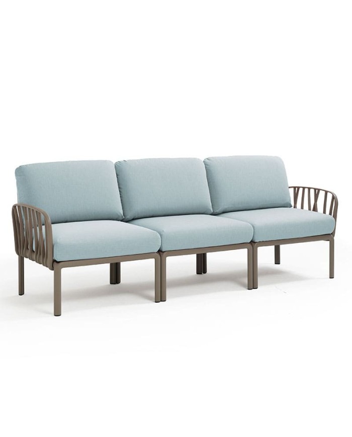 SOFÁ KOMODO NARDI 3 PLAZAS TORTORA M14 SOFÁ KOMODO NARDI 3 PLAZAS TORTORA M14