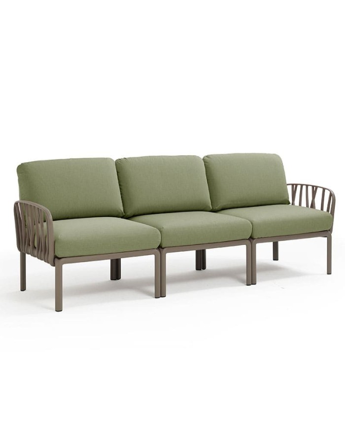 SOFÁ KOMODO NARDI 3 PLAZAS TORTORA M14 SOFÁ KOMODO NARDI 3 PLAZAS TORTORA M14