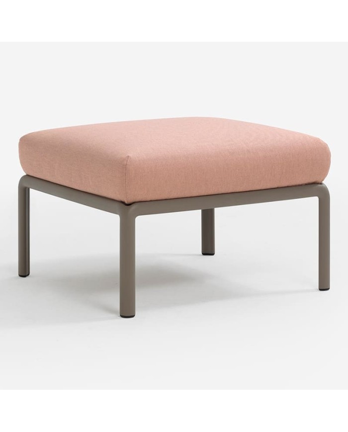 Sofá Komodo Nardi color tortora 3 plazas