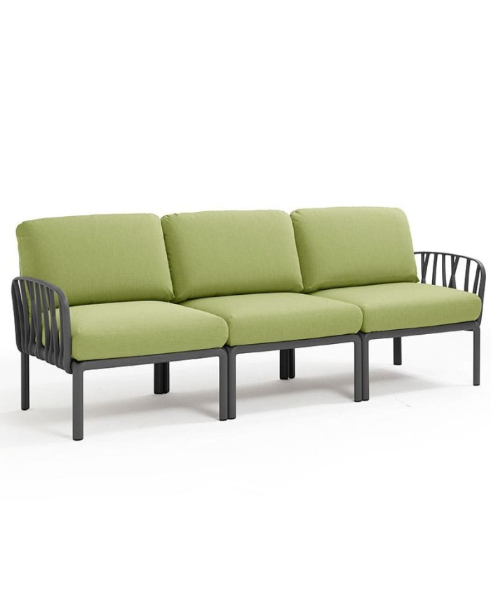 SOFÁ KOMODO NARDI 3 PLAZAS ANTRACITA M14D SOFÁ KOMODO NARDI 3 PLAZAS ANTRACITA M14D