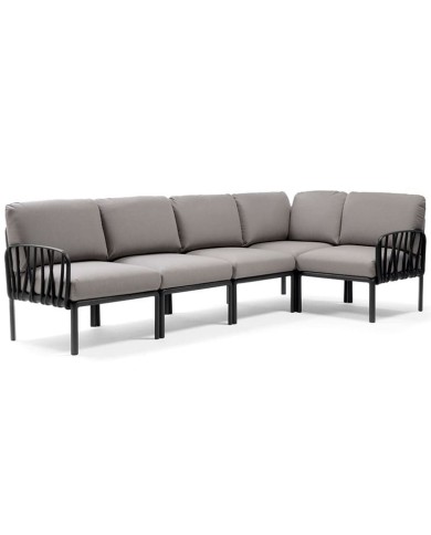 Sofá Komodo 5 Nardi color antracita