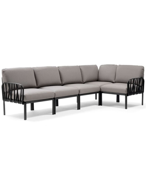 Sofá Komodo 5 Nardi color antracita