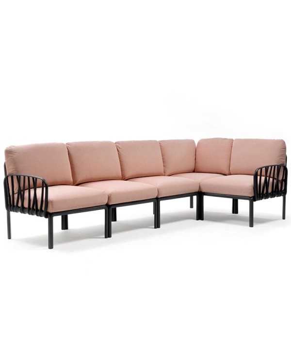 Sofá Komodo 5 Nardi color antracita