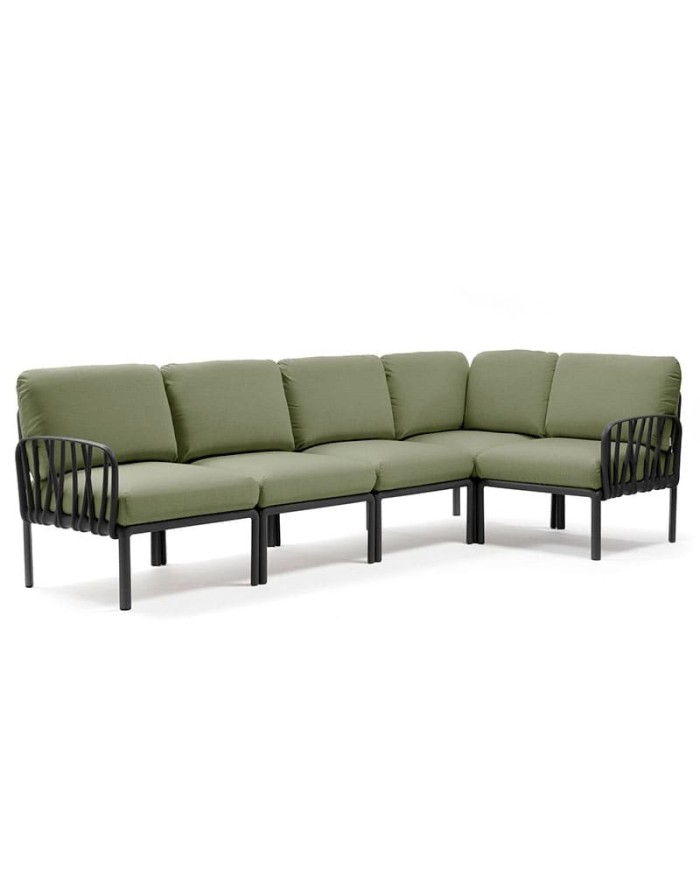 Sofá Komodo 5 Nardi color antracita