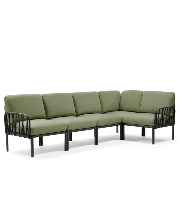 Sofá Komodo 5 Nardi color antracita