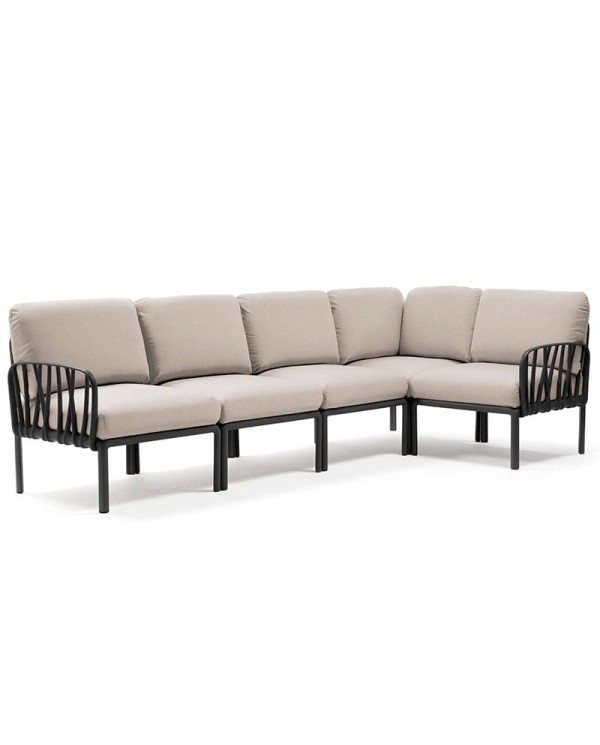 Sofá Komodo 5 Nardi color antracita