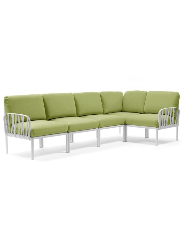 Sofá Komodo 5 Nardi color blanco