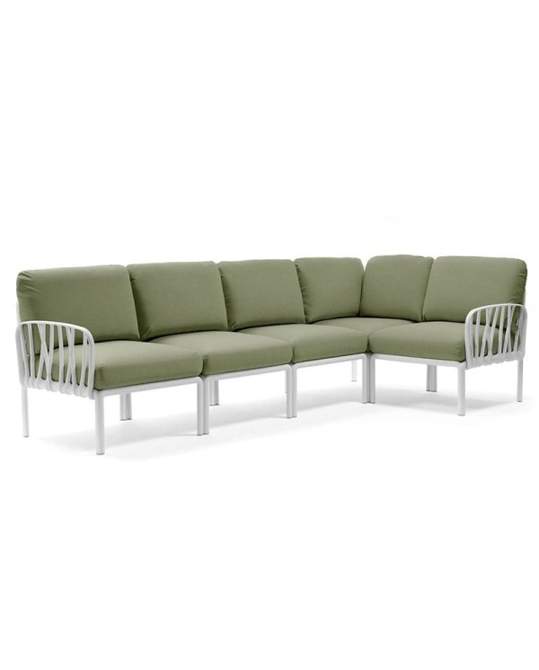 Sofá Komodo 5 Nardi color blanco