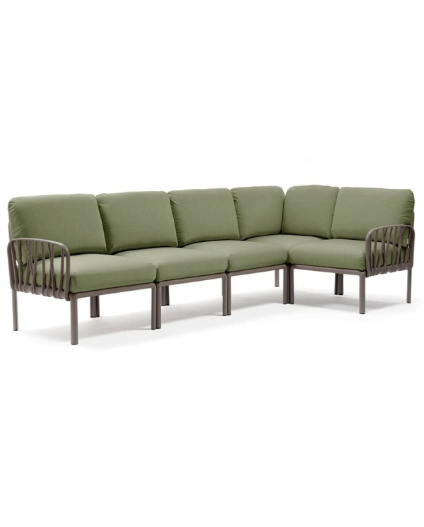 Sofá Komodo 5 NARDI rinconera para jardín