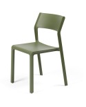 Silla Trill NARDI apilable en polipropileno reforzado con fibra de vidrio para exterior en terraza, jardín y hostelería.