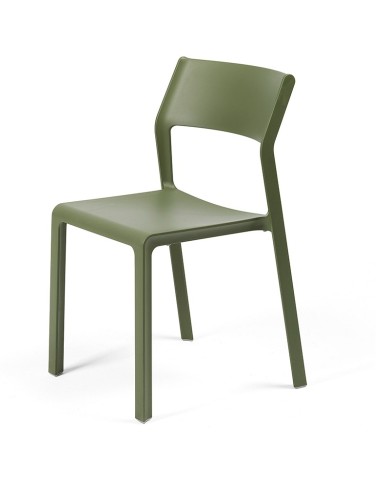 Silla Trill NARDI apilable en polipropileno reforzado con fibra de vidrio para exterior en terraza, jardín y hostelería.