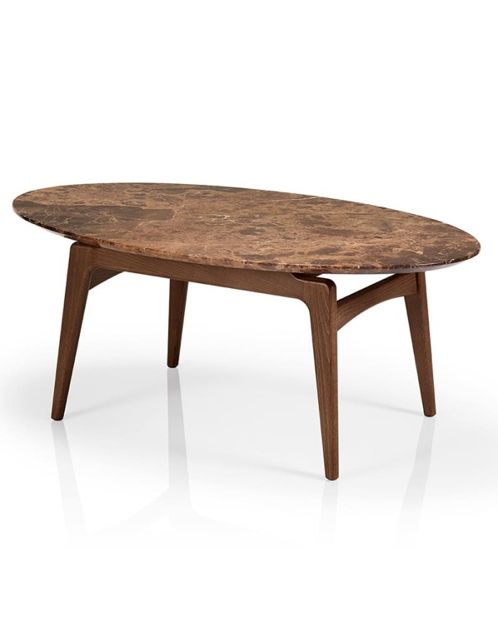 Mesa ovalada de madera JMS Moreira ZH46