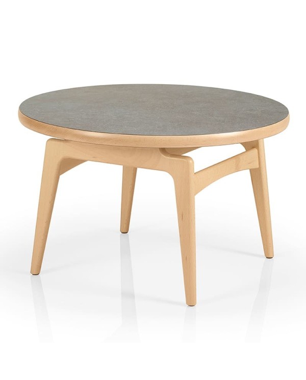 Mesa ovalada de madera JMS Moreira ZH46