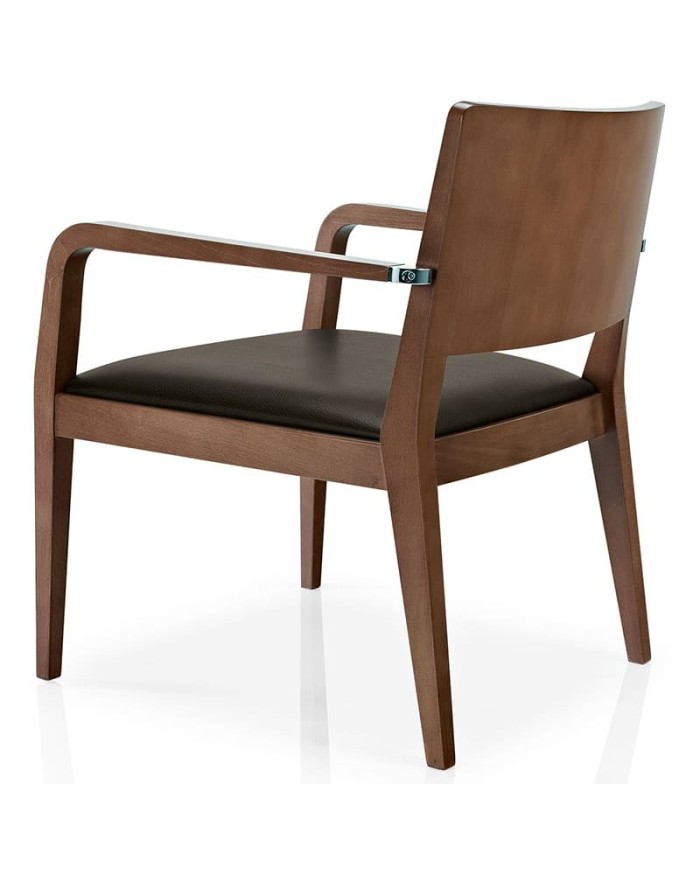 Butaca con respaldo de rejilla y asiento tapizado JMS Moreira ZH82C