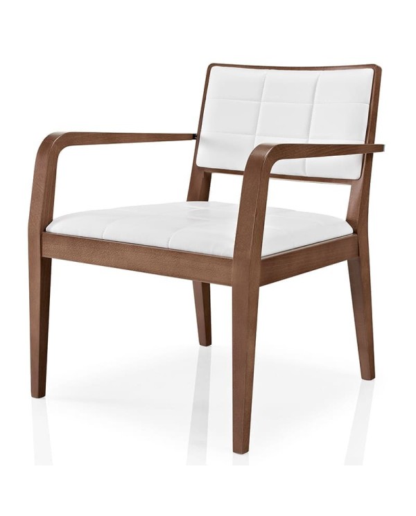 Butaca con respaldo de rejilla y asiento tapizado JMS Moreira ZH82C