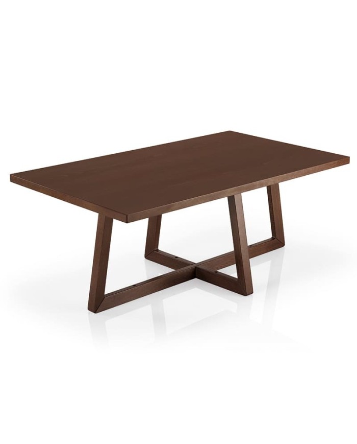 Mesa ovalada de madera JMS Moreira ZI05