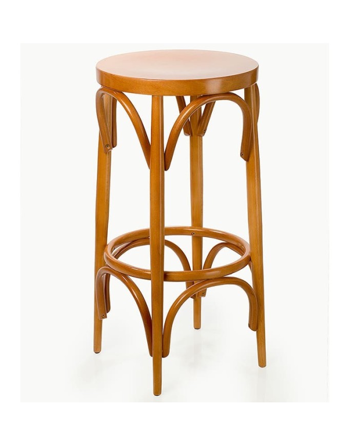 Taburete alto de madera Z48