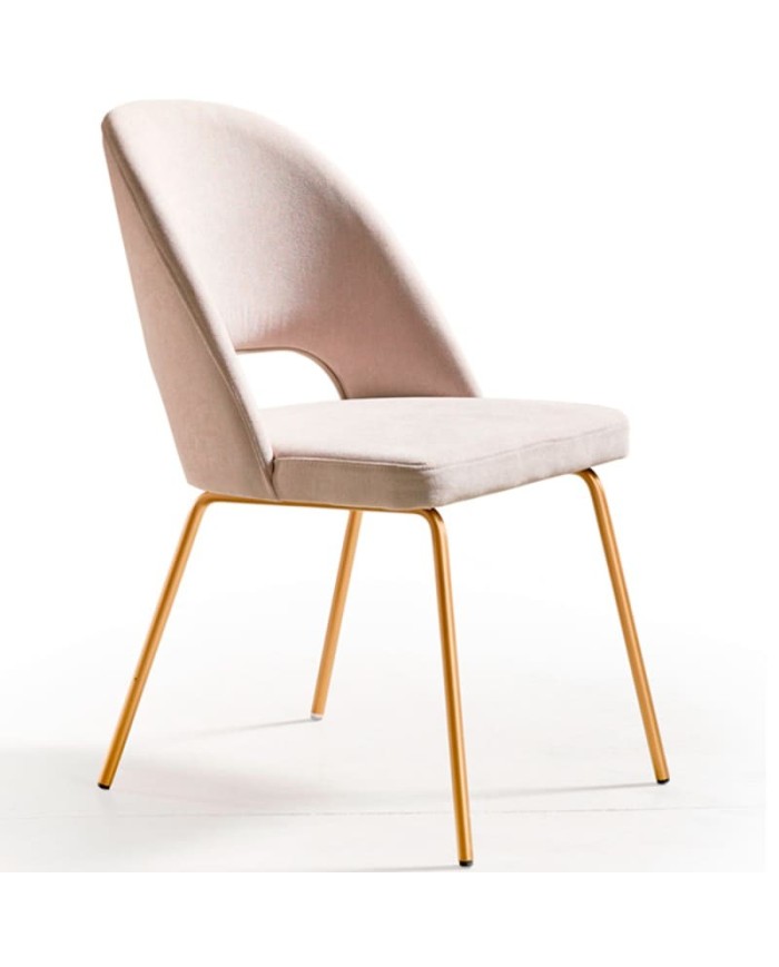 Silla tapizada y acero M39