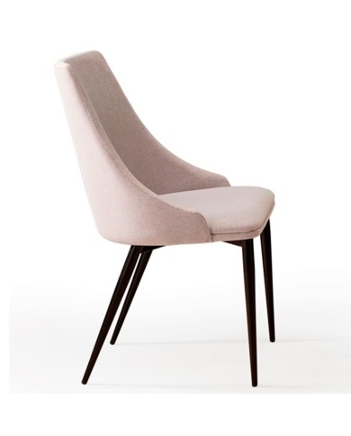 Silla tapizada y metal M40