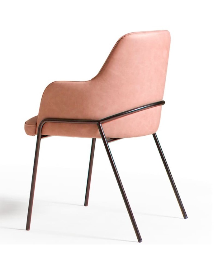 Sillón curvado de diseño y metal Z11