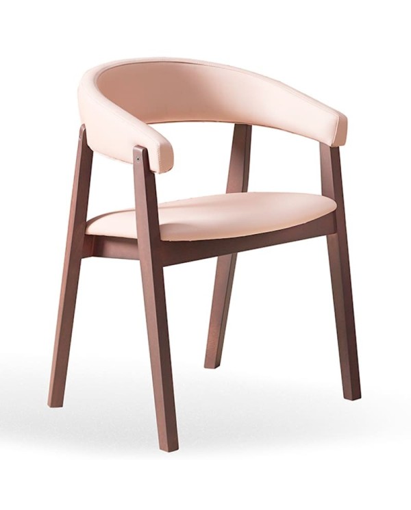 Sillón curvado para residencias y restaurantes