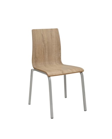 Silla Míchigan m-4 laminado patas acero laminado vintage ( sin montaje) para  interior Silla Míchigan m-4 laminado patas acero laminado vintage ( sin montaje) para  interior