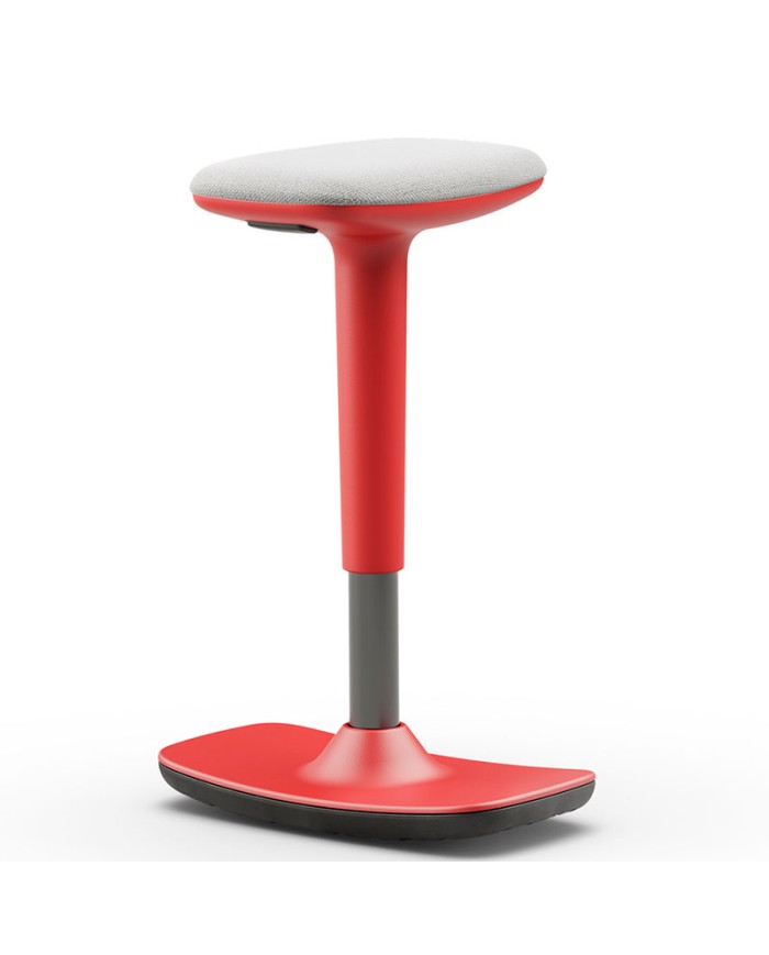 Taburete ergonómico LEO con base antideslizante y altura regulable en altura  para oficina o hogar