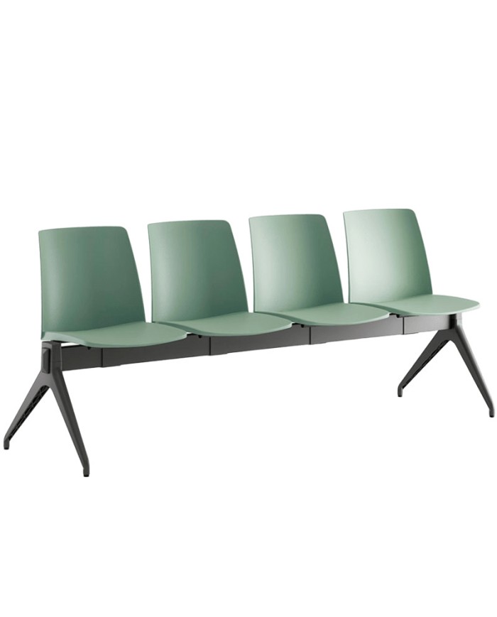 Bancada Virgo 4 plazas para sala de espera y oficina K06D