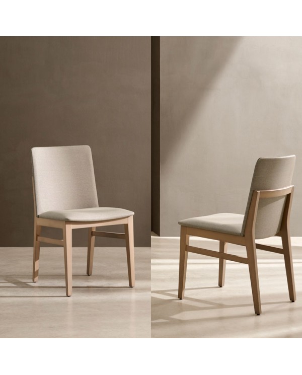 Silla de madera para hogar y hostelería