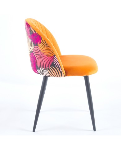 Silla tapizada hostelería C72C floral