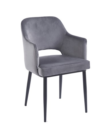 sillón L74 para hostelería con patas metálicas