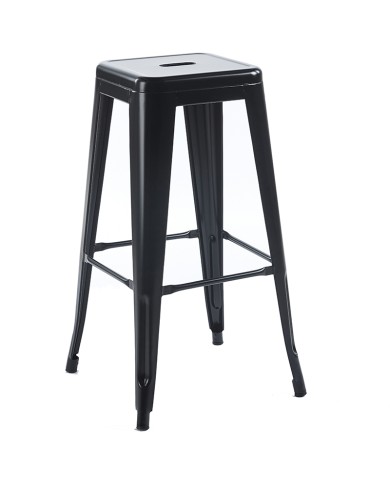 taburete metálico M91B estilo industrial para hostelería