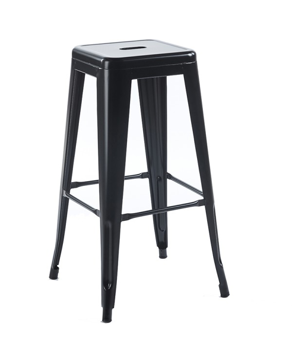 taburete metálico M91B estilo industrial para hostelería
