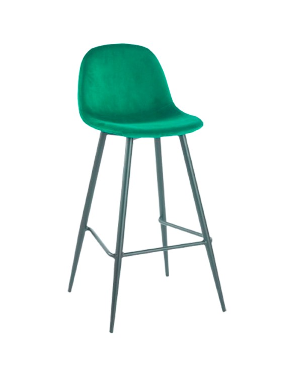 Taburete de hostelería económico N06 con respaldo para bares