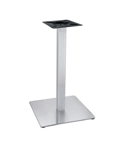 Base de mesa cuadrada ZJ69B de acero inoxidable