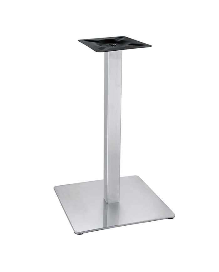 Base de mesa cuadrada ZJ69B de acero inoxidable