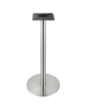Base alta inoxidable ZJ69D para mesas de bar