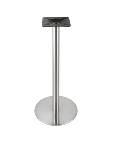 Base alta inoxidable ZJ69D para mesas de bar