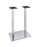 Base de mesa alta ZJ69F de doble columna en acero inoxidable