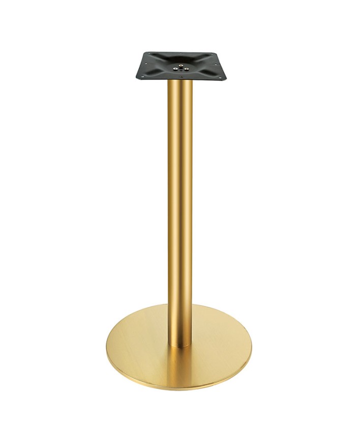 base de mesa dorada redonda Ø45 para hostelería ZJ71