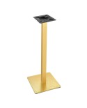 base de mesa cuadrada dorada para mobiliario de hostelería ZJ71B