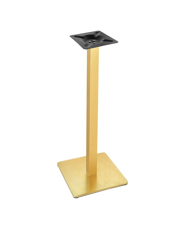 base de mesa cuadrada dorada para mobiliario de hostelería ZJ71B