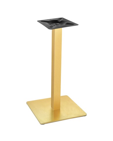 base de mesa profesional dorada cuadrada para bares ZJ72B