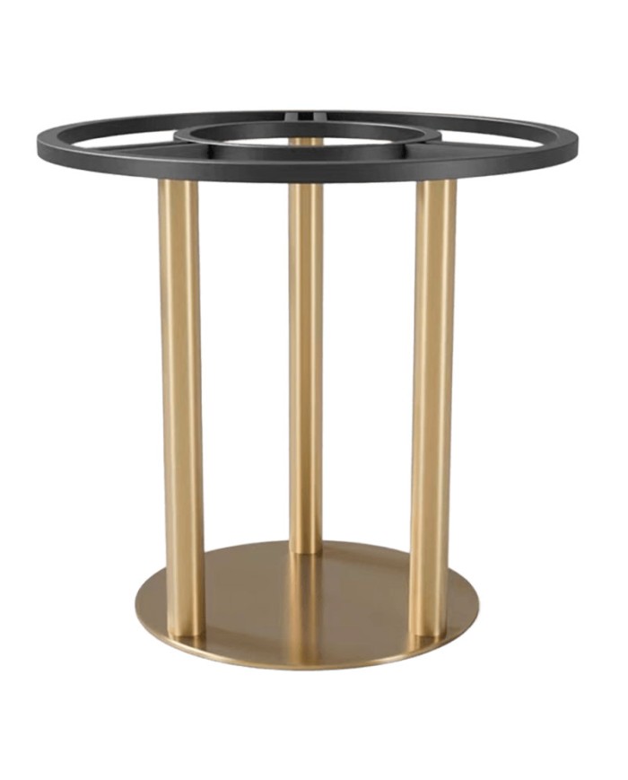 Base de mesa dorada redonda 72 Ø para hostelería ZJ76