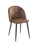 Silla tapizada hostelería k03G negra