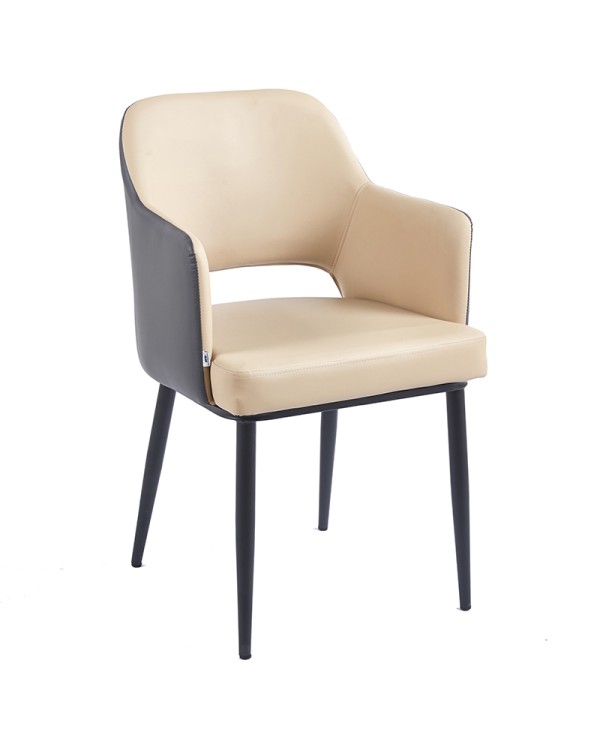 Sillón de hostelería en polipiel con hueco en el respaldo L74D